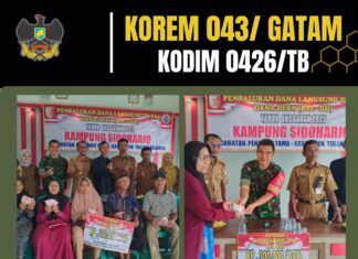 Babinsa Koramil 426-04 BA Laksanakan Pendampingan Pembagian BLT-DD di Kampung Sidoharjo