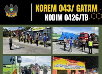 Kodim 0426 TB dan Polres Tuba Pastikan Keamanan Natal 2025 dan Tahun Baru 2026