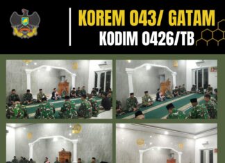 Kodim 0426/TB Gelar Doa Bersama untuk Korban Bencana Alam di Aceh, Sumut, dan Sumbar