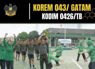 Komando Distrik Militer 0426/TB, Gelar Senam Bersama & Lomba Anak SD dalam Rangka HUT Persit KCK ke-80*