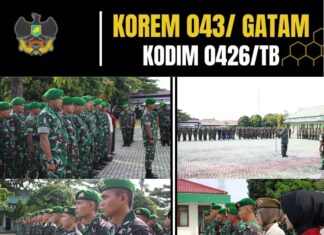 Usai Lebaran, Kodim 0426/TB Gelar Apel Kembali Cuti Gelombang II untuk Pastikan Kesiapsiagaan Personel
