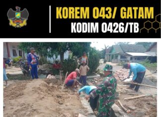 Sertu Sukardi Hadir di Tengah Masyarakat, Babinsa Koramil 426-05/PA Bantu Warga Bangun Talud