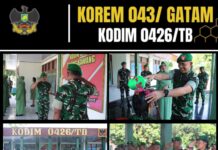 Letkol Syurya Dharma, Dandim 0426 TB, Pimpin Upacara Korp Raport Kenaikan Pangkat