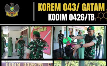 Letkol Syurya Dharma, Dandim 0426 TB, Pimpin Upacara Korp Raport Kenaikan Pangkat