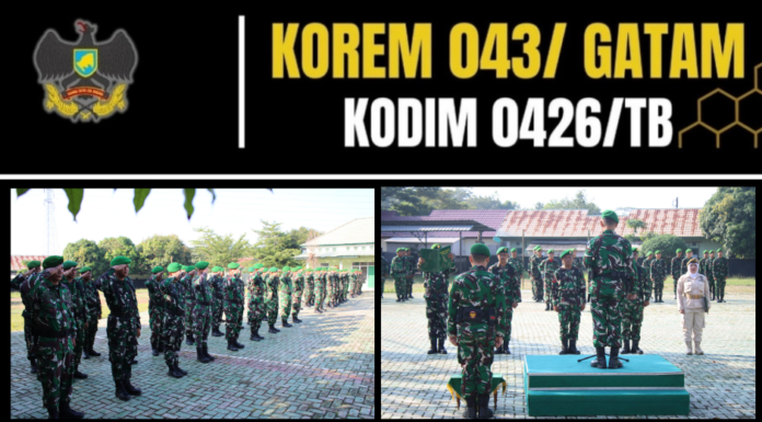 Upacara 17-an Kodim 0426 Tulang Bawang Berlangsung Khidmat, Tekankan Profesionalisme Prajurit