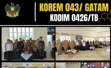 Pasi Pers Kodim 0426/TB Hadiri Peringatan Hari RA Kartini ke-147 Tahun 2026, Dorong Peran Perempuan dalam Membangun Generasi Unggul