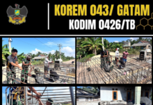 Pembangunan Jembatan Gantung Printis Garuda Memasuki Tahap Perangkaian Besi Tulangan Beton Pondasi Dasar