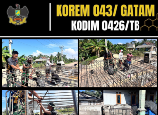 Pembangunan Jembatan Gantung Printis Garuda Memasuki Tahap Perangkaian Besi Tulangan Beton Pondasi Dasar