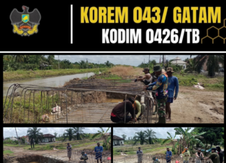 Pembangunan Jembatan Gantung Printis Garuda Masuki Tahap Perakitan Besi Pondasi
