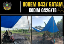 Jembatan Gantung Printis Garuda Kodim 0426 TB, Tahap Perakitan Struktur Besi