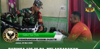 Babinsa 426-05 PA, Melaksanakan Anjangsana Dan Pendampingan Kepada Pengrajin Batik Warga Binaan*