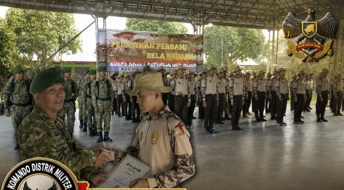 PENUTUPAN PERSAMI KKRI KODIM 0426/TULANG BAWANG GELOMBANG V, CETAK GENERASI MUDA BERKARAKTER DAN BERJIWA NASIONALIS