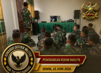 Kodim 0426/Tulang Bawang Gelar Nobar Piala Dunia 2026, Mesir Tumbangkan Selandia Baru 3-1