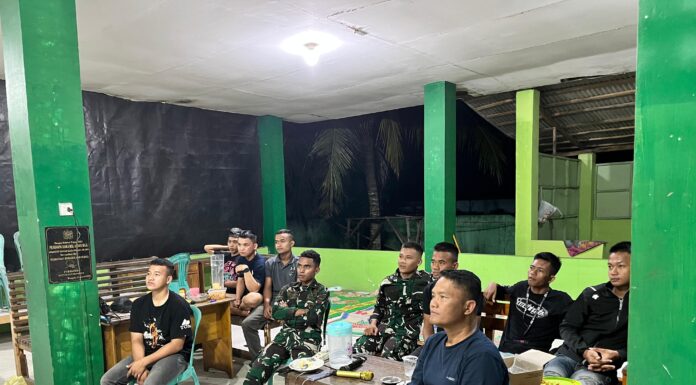 Kodim 0426/Tulang Bawang Gelar Nobar Piala Dunia 2026, Arab Saudi dan Uruguay Berbagi Angka*