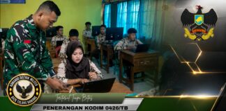 Kodim 0426/Tulang Bawang Gelar Test Rikpesi KKRI Gelombang IV di SMKN 1 Menggala