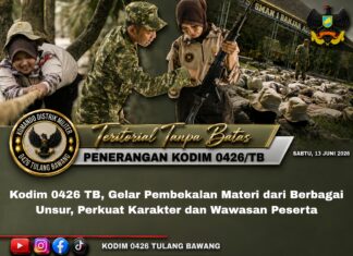 Kodim 0426 TB, Gelar Pembekalan Materi dari Berbagai Unsur, Perkuat Karakter dan Wawasan Peserta