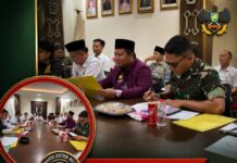 Kodim 0426/Tulang Bawang Hadiri Rakor Satgas Penanggulangan Karhutla Hadapi Dampak El Nino 2026