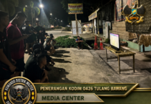 Jajaran Kodim 0426/TB Antusias Nobar Piala Dunia 2026, Perkuat Kebersamaan dan Stabilitas Bersama Masyarakat