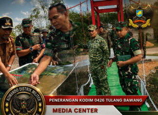Tim Pengawasan Kodam XXI/RI Tinjau Langsung KDKMP, Cetak Sawah Rakyat dan Jembatan Gantung di Wilayah Kodim 0426 TB