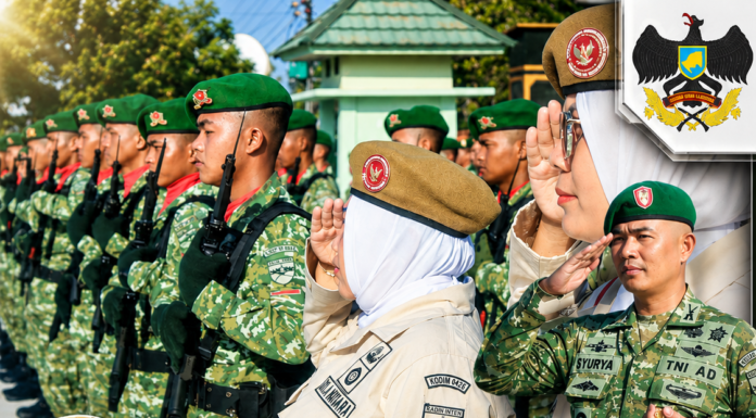 KODIM 0426/TULANG BAWANG GELAR UPACARA BENDERA 17-AN, PERKUAT DISIPLIN DAN JATI DIRI PRAJURIT