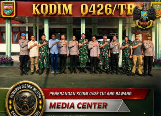 Kapolres Mesuji Audiensi ke Kodim 0426/TB, Perkuat Sinergitas TNI-Polri dalam Menjaga Stabilitas Wilayah