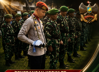 Dandim 0426/TB Hadiri Upacara Peringatan Hari Bhayangkara ke-80 di Polres Tulang Bawang