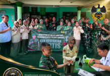 Kodim 0426/TB Gelar Cek Up Kesehatan dalam Rangka HUT Ke-1 Kodam XXI/Radin Inten Tahun 2026