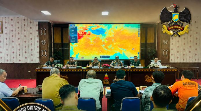 Kodim 0426/Tulang Bawang Hadiri Rakor Satgas Penanggulangan Karhutla Hadapi Dampak El Nino 2026
