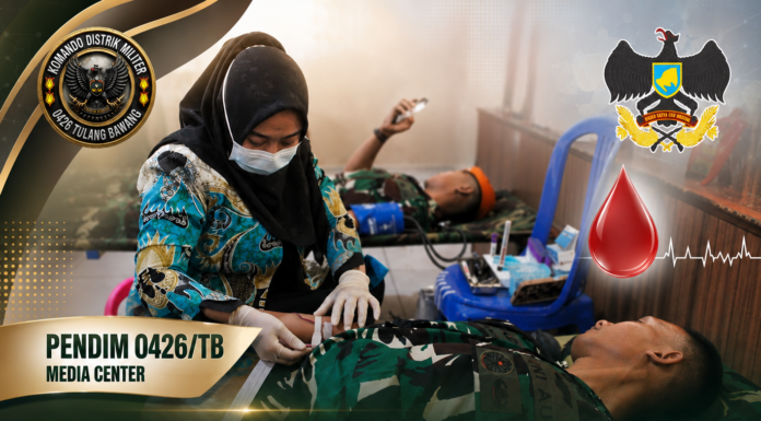 Kodim 0426/TB Gelar Bakti Sosial Peringati HUT Ke-1 Kodam XXI/Radin Inten, Wujud Nyata Kepedulian TNI kepada Masyarakat