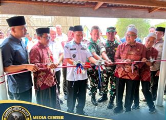Lettu Sudirman Hadiri Launching Balai Ternak dan Pabrik Tempe di Kab Tuba