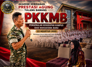Perwira Penerangan Kodim 0426/TB Bekali Mahasiswa Baru Akbid Prestasi Agung dengan Wawasan Kebangsaan