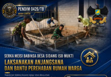 *Serka Meisi Babinsa Desa Sidang Iso Mukti Laksanakan Anjangsana dan Bantu Perehaban Rumah Warga*