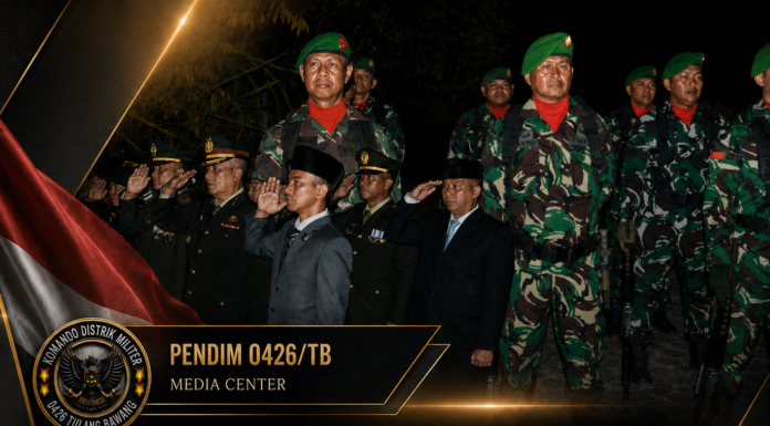 Apel Kehormatan Dan Renungan Suci HUT RI Ke-81 Di Kabupaten Tuba