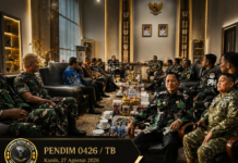 Tim Penyuluh KARHUTLA Mabes TNI Audiensi Dengan Bupati Tulang Bawang