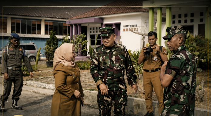 Tim Karhutla Mabes TNI Gelar Tatap Muka Bersama Bupati Mesuji dan Babinsa