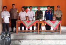 TIM MABES TNI BERIKAN PENYULUHAN KARHUTLA KEPADA MASYARAKAT DESA WIRA JAYA DAN SRI WIJAYA
