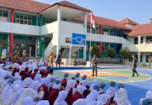 TIM PENYULUH KARHUTLA MABES TNI GELAR KEGIATAN DI SMAN 3 MENGGALA