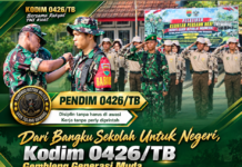 Dari Bangku Sekolah Untuk Negeri, Kodim 0426/TB Gembleng Generasi Muda Melalui KKRI Gelombang V Tahun 2026
