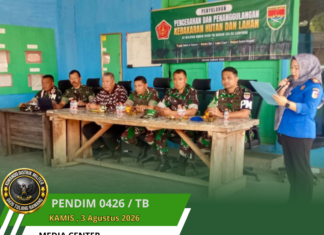 *TIM MABES TNI BERIKAN PENYULUHAN KARHUTLA DI TULANG BAWANG, TEKANKAN PENCEGAHAN DAN DETEKSI DINI*
