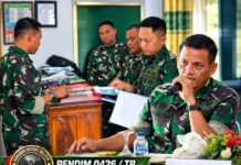 SRENAD MABESAD TINJAU IMPLEMENTASI DOKTRIN TAHUN 2026 DI KODIM 0426/TB