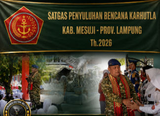 TIM MABES TNI BERIKAN PENYULUHAN KARHUTLA KEPADA GURU DAN SISWA DI SMAN 1 TANJUNG RAYA