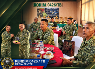 Tim Karhutla Mabes TNI Temu Pamit dengan Kodim 0426/TB, Perkuat Sinergitas Pencegahan Karhutla