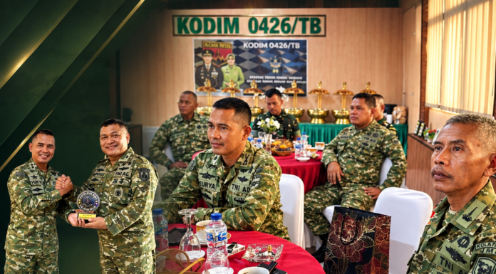Tim Karhutla Mabes TNI Temu Pamit dengan Kodim 0426/TB, Perkuat Sinergitas Pencegahan Karhutla