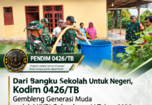 Danramil 426-03 Rawajitu Terjun Langsung Bersama Babinsa Salurkan Air Bersih, Hadirkan Harapan Bagi Warga