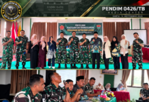 Tim Mabes TNI Berikan Penyuluhan Karhutla kepada Mahasiswa di Tulang Bawang
