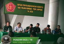 TIM MABES TNI GELAR PENYULUHAN PENCEGAHAN DAN PENANGGULANGAN KARHUTLA DI KAMPUNG PENAWAR JAYA
