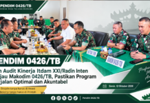 Tim Audit Kinerja Itdam XXI/Radin Inten Tinjau Makodim 0426/TB, Pastikan Program Berjalan Optimal dan Akuntabel