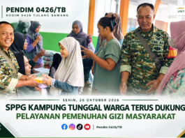 SPPG Kampung Tunggal Warga Terus Dukung Pelayanan Pemenuhan Gizi Masyarakat