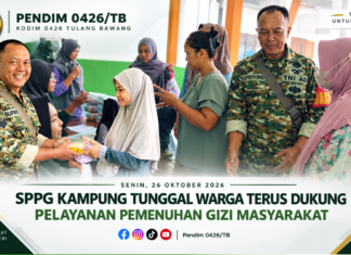 SPPG Kampung Tunggal Warga Terus Dukung Pelayanan Pemenuhan Gizi Masyarakat